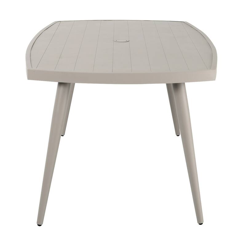 Outdoor Patio 7-Piece Dining Set with Seat and Cushions