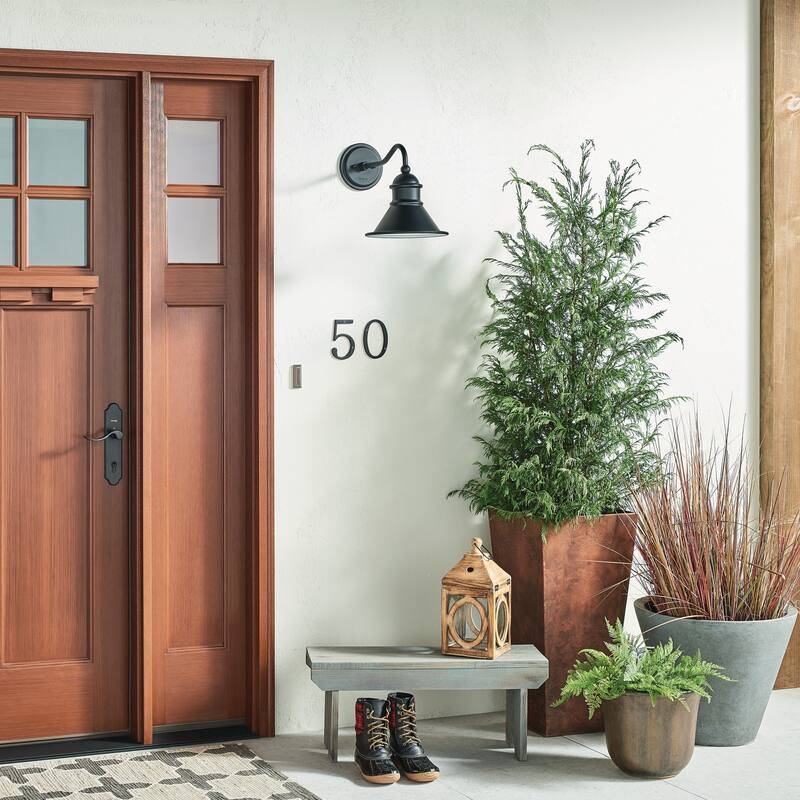 Kichler Lighting Northland 1-light Black Outdoor Wall Sconce