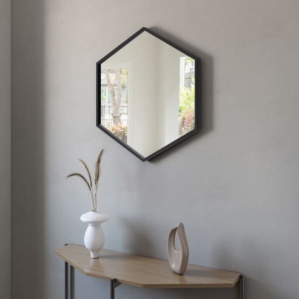 Delta Hexagonal Metal Frame Mirror - Bed Bath & Beyond - 43966299