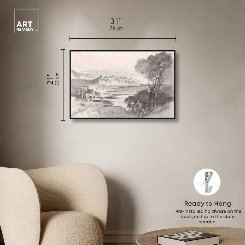 View across a Monaco Canvas by Art Remedy