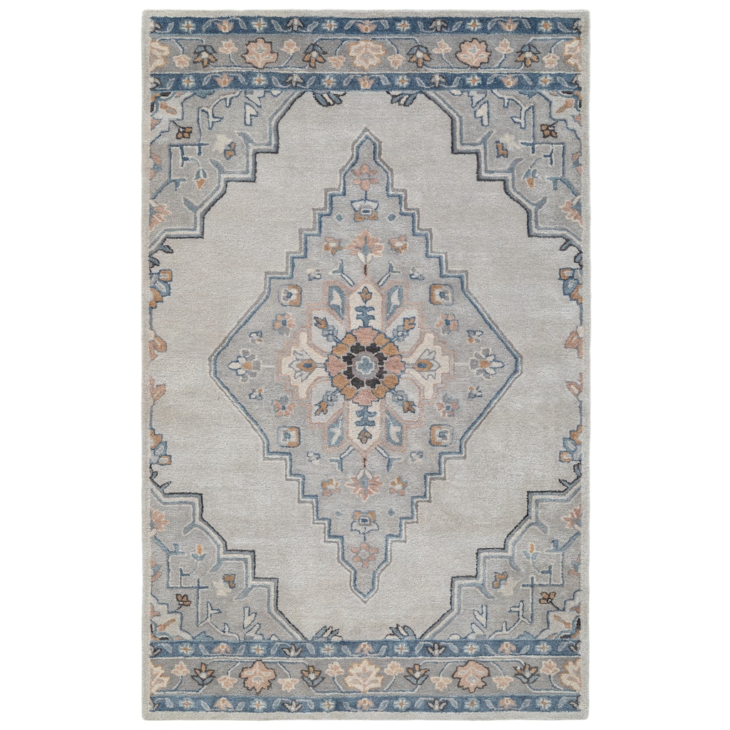 Terra by Obeetee Timeless Britson Blue Rug