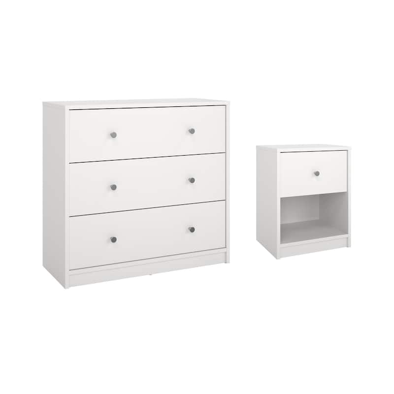 Porch & Den Zoe 2-Piece Bedroom Set - Nightstand And Chest