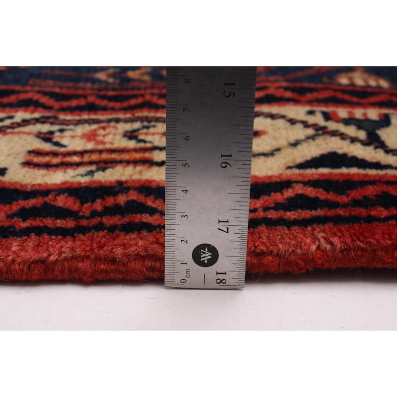 ECARPETGALLERY Hand-knotted Royal Sarough Red Wool Rug - 3'5 x 13'3