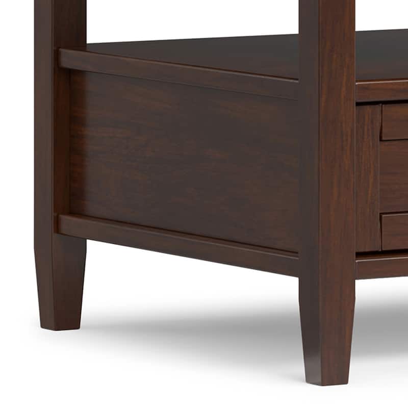 WYNDENHALL Norfolk Wood Transitional Coffee Table - 48 Inches wide