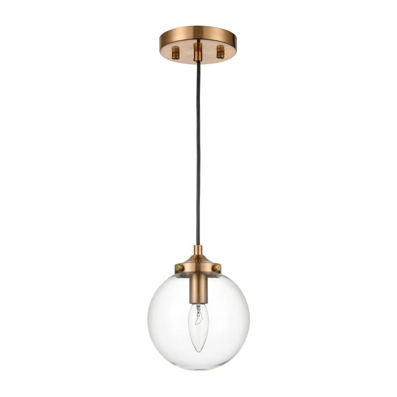 Kendall 6-inch Wide 1-Light Pendant - 6in W x 6in D x 6in H