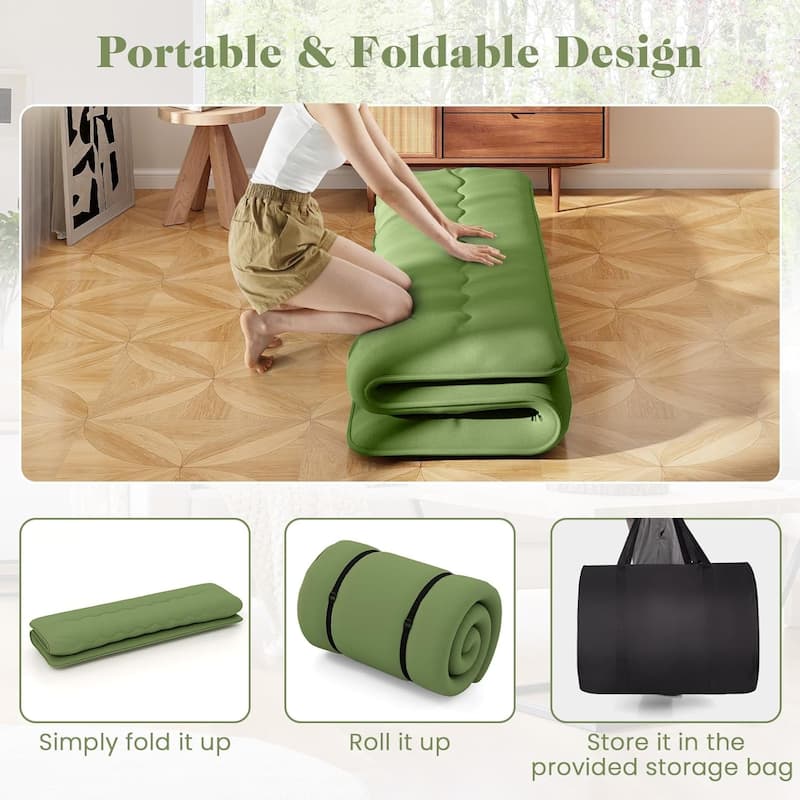 Portable Futon Mattress Foldable Camping Mattress Tatami Mat