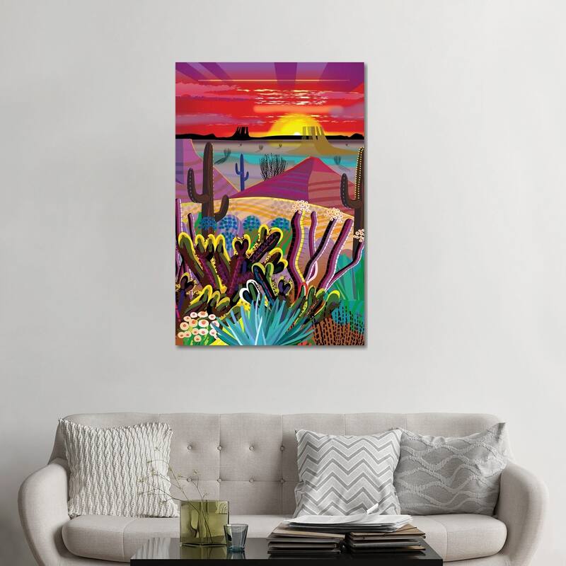 iCanvas "The Desert In Your Mind" by Charles Harker Canvas Print - 48x32x1.5