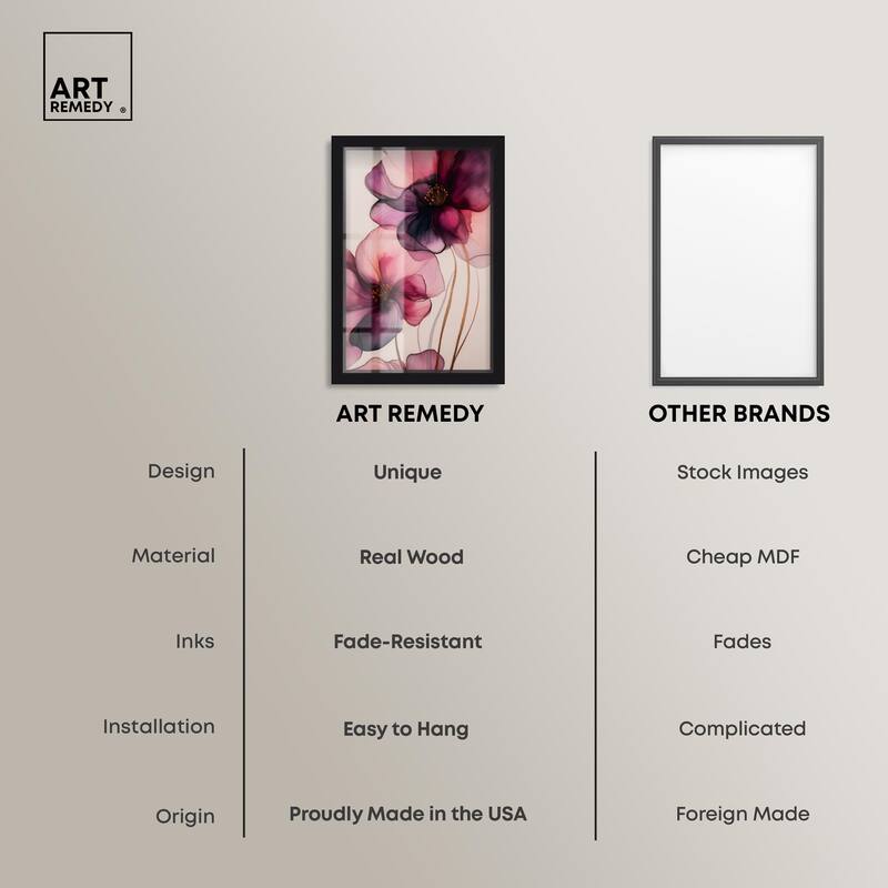 Velvet Verse III Shadowbox by Art Remedy