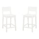 preview thumbnail 2 of 36, Linon Dahlia Wood 24-Inch Armless Counter Stool (Set of 2)