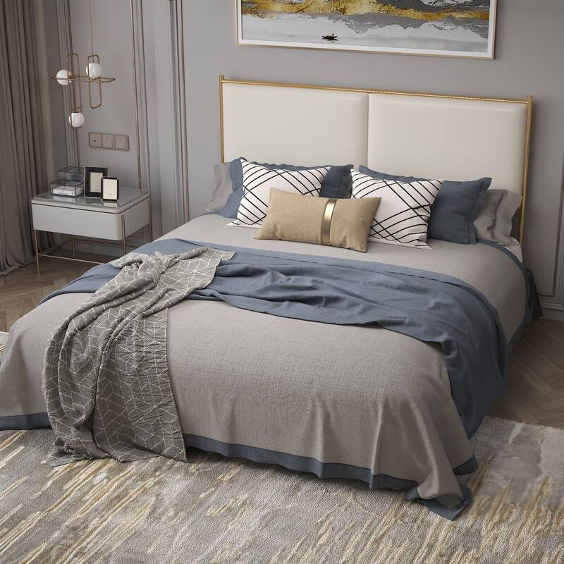 Classic Metal Platform bed with Four drawers