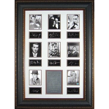 Al Pacino Unsigned Hollywood Gangsters 25x38 Engraved Signature Series Leather Framed W8 Actors Mov