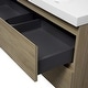 preview thumbnail 114 of 169, CASAINC Floating Bathroom Vanity with Resin Top Basin and Soft Closing Drawers