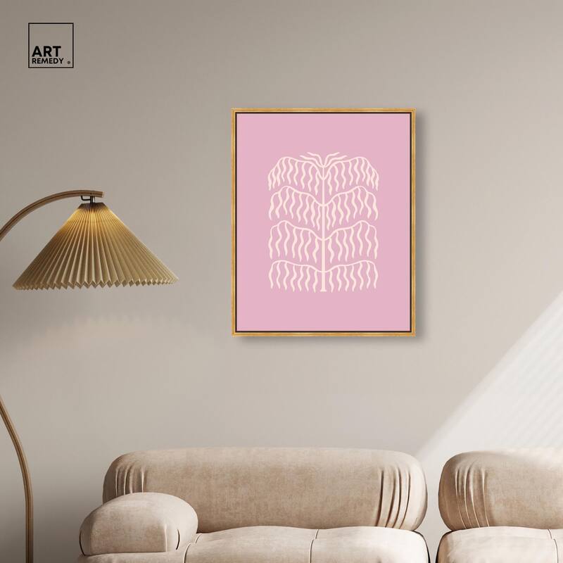 Lavender Mauve Canvas by Art Remedy