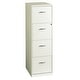 preview thumbnail 2 of 12, Space Solutions Pearl White 4 Drawer Metal Vertical File Cabinet