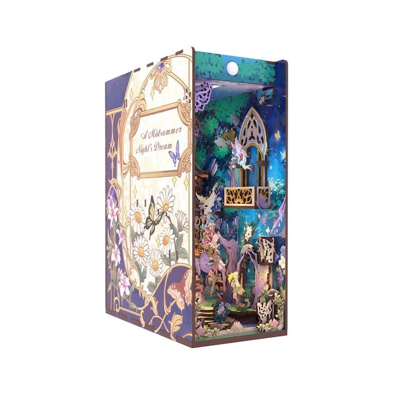 DIY 3D Book Nook Kit: A Midsummer Night's Dream 206pcs - Multi-Color