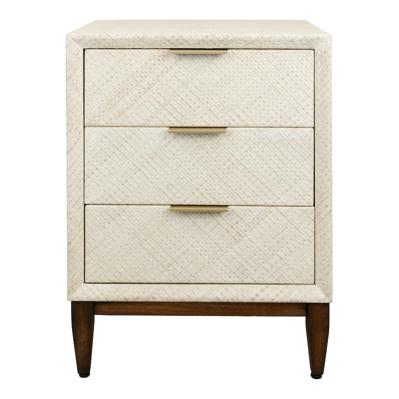 NPD Furniture Brinley 3 Drawers Nightstand