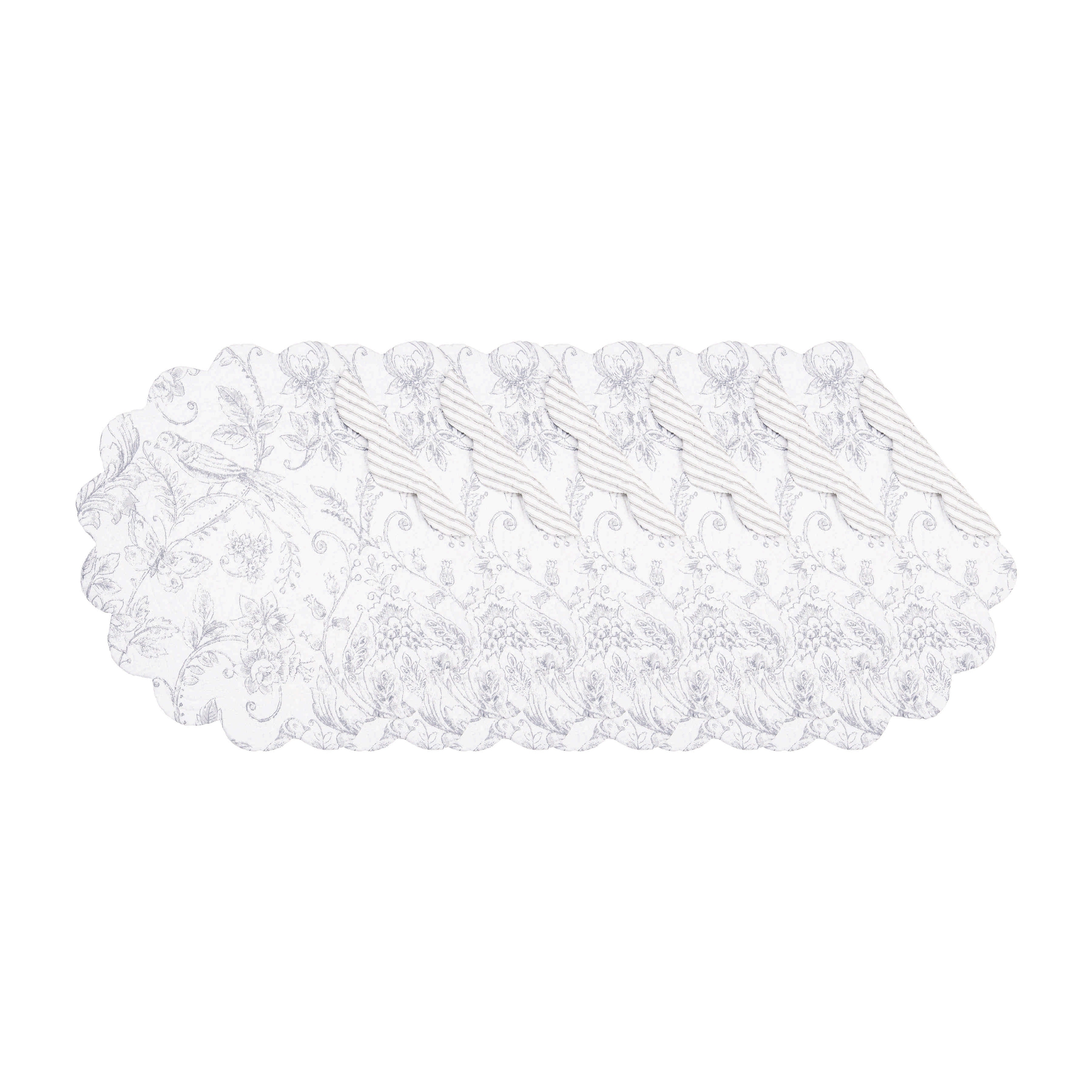 Callahan Songbirds Round Placemats Set of 6, 17"