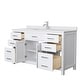 preview thumbnail 2 of 44, Beckett 60 Inch Single Vanity, Cultured Marble Top