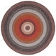 preview thumbnail 12 of 41, SAFAVIEH Handmade Braided Gula Machine Washable Country Rug 3' Round - Brown/Rust - Round