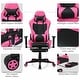 preview thumbnail 10 of 56, Costway Massage Gaming Chair Reclining Racing Office Computer Chair