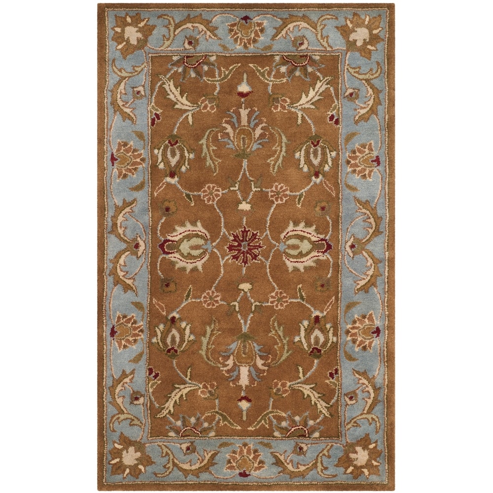 SAFAVIEH Handmade Heritage Full Bloom Traditional Oriental Wool Rug