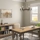 preview thumbnail 3 of 5, The Gray Barn Transitional 6-light Round Candle Chandelier Ceiling Pendant Light