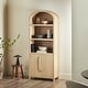 preview thumbnail 6 of 40, Middlebrook Designs 3 Shelf Open Arched Bookcase Cabinet