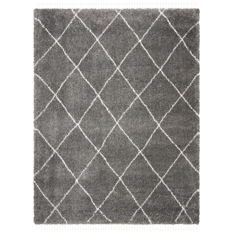 SAFAVIEH Moroccan Fringe Shag Leoma 2-inch Thick Rug