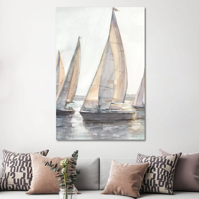 iCanvas "Plein Air Sailboats I" by Ethan Harper Canvas Print