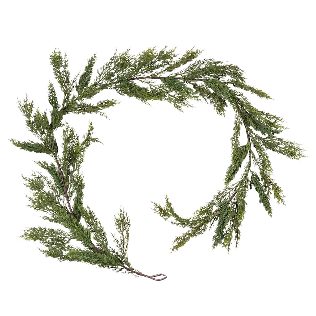 Holiday Garland With Faux Cedar Design (Set of 2) - 72"