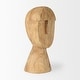 preview thumbnail 16 of 18, Ivan Large Wooden Head Sculpture