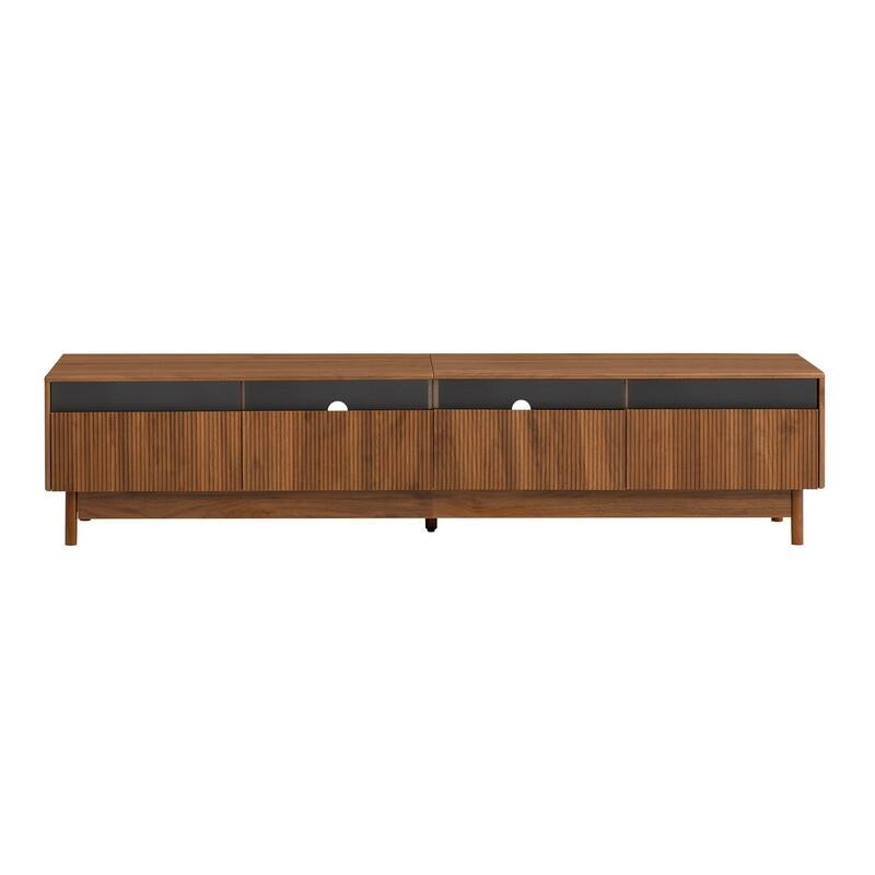 Farmhouse 78" TV Stand for TVs Up to 85", TV Console Table Entertainment Center with Drawers