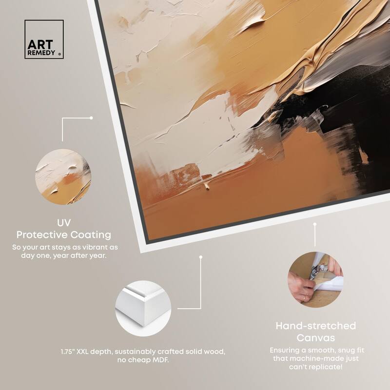 Baked Clay I Canvas by Art Remedy