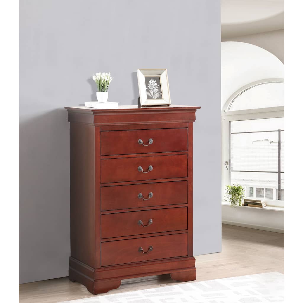 Glory Furniture Louis Phillipe 5-drawer Chest