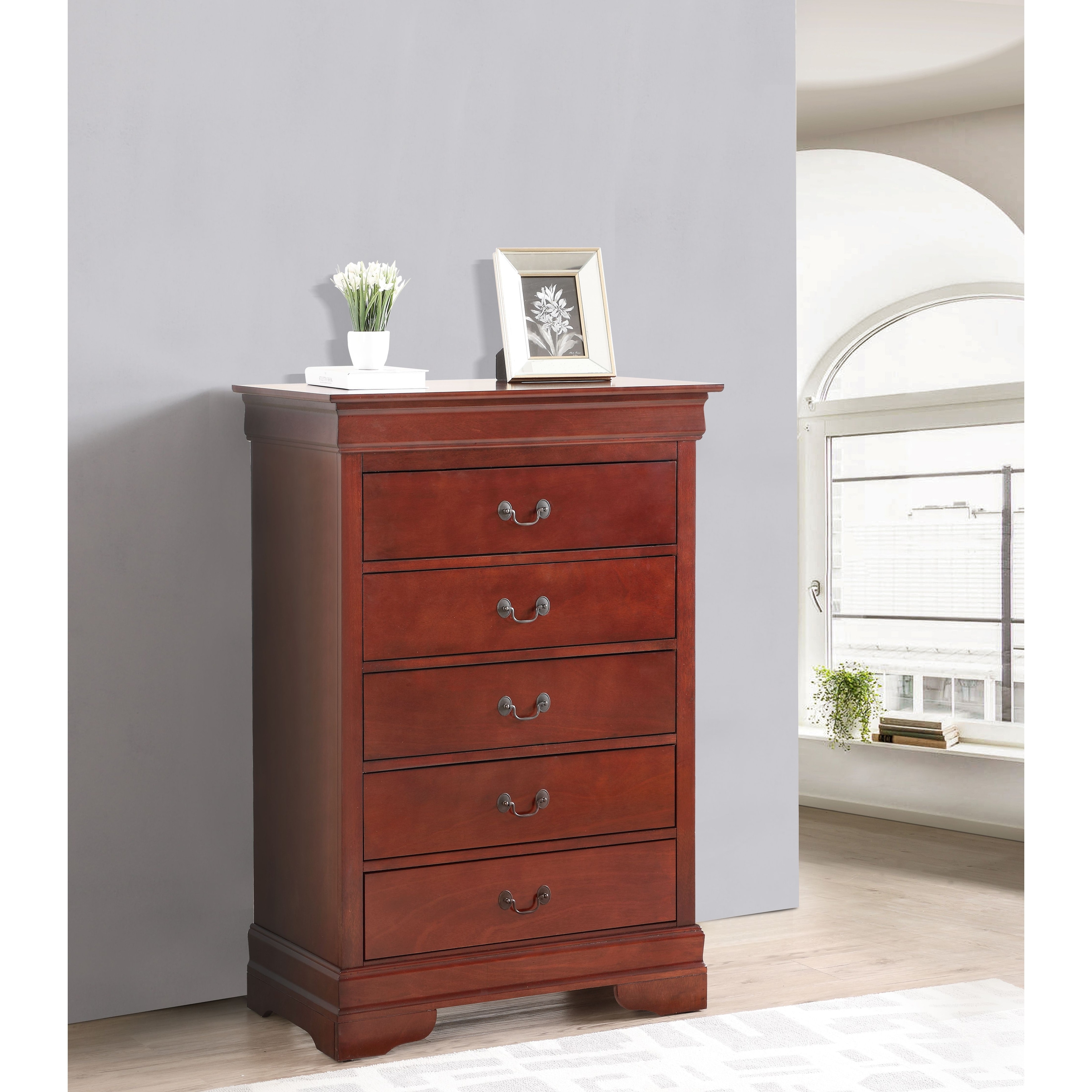 Glory Furniture Louis Phillipe 5-drawer Chest