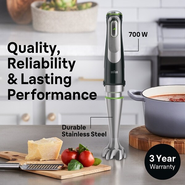 Braun MultiQuick 9 3-Speed Hand Blender with Electric Handheld