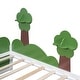 preview thumbnail 18 of 48, Twin Size Bed with Cute decoration,Platform Bed with 2 Drawers