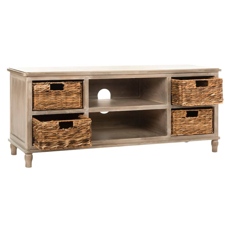 SAFAVIEH Rooney Entertainment Media Unit (Fits up to 55" Flatscreen TV) - 47.2" W x 15.7" D x 20.1" H