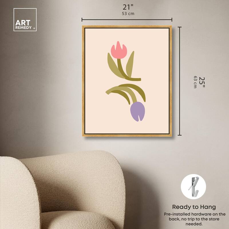 Tulips for my Twenties Canvas by Art Remedy