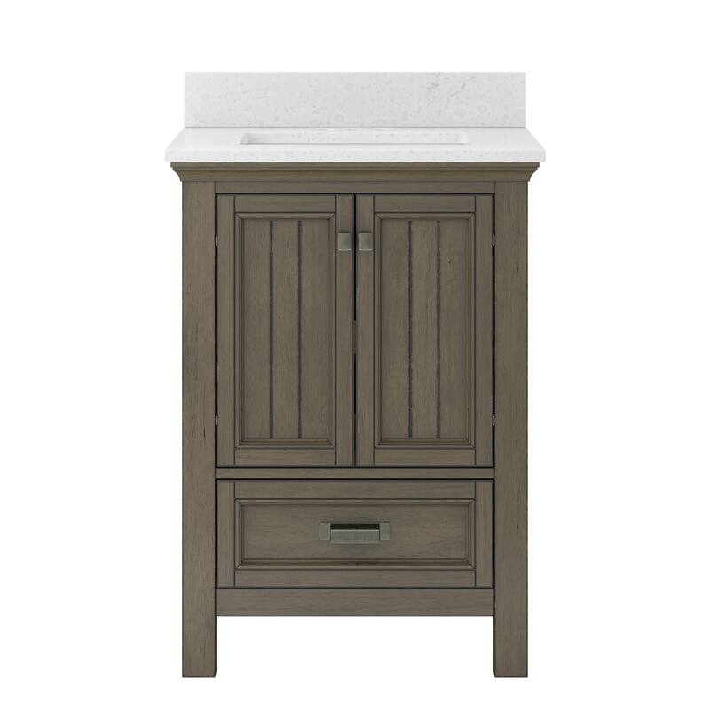 CRAFT + MAIN BAVT2522D-QCV Brantley 24" Free Standing Single Basin - Distressed Grey