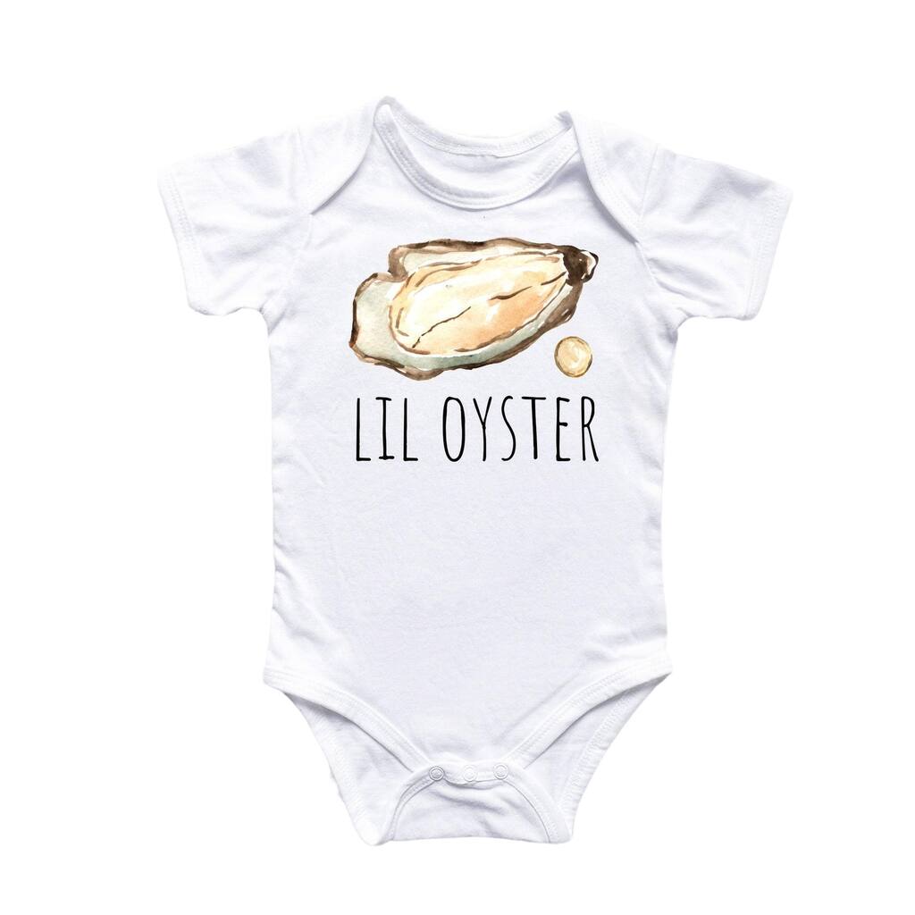 Little Oyster - Baby Boy Girl Clothes Infant Bodysuit Funny Cute Newborn