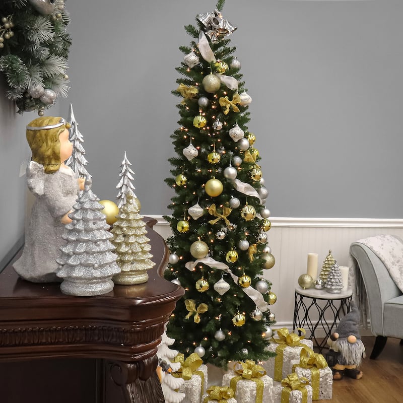 National Tree Company 7 ft. Kingswood Fir Pencil Christmas Tree - 7 Foot