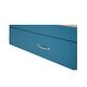 preview thumbnail 15 of 27, Full Size Platform Kids Bed Frame with Storage Shelves, 4-Drawers & Elegant Headboard for Modern Style and Functionality, Blue