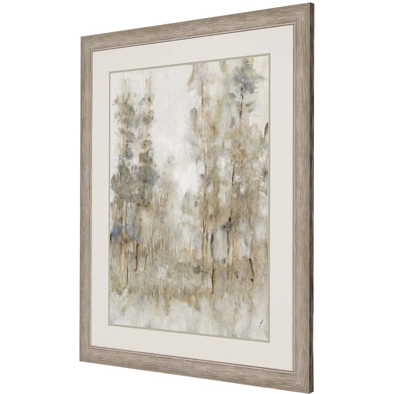 Thicket of Trees II Framed Art Giclee Under Glass - Brown