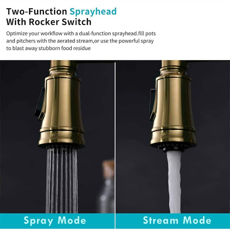 Touchless Kitchen Faucet With Pull Down Sprayer Commercial Single Handle Kitchen Sink Faucet 1 Hole Laundry Smart Hand-Free Taps