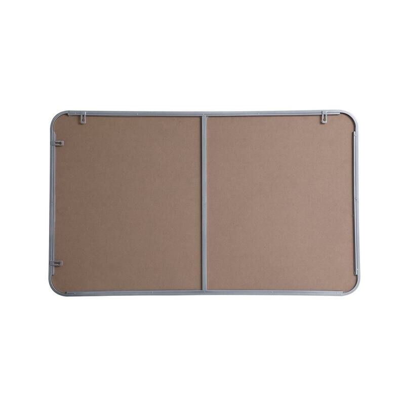 Ezra Soft Corner Metal Rectangular Mirror