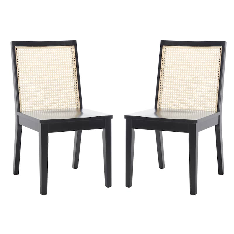 SAFAVIEH Clemma Farmhouse Dining Chair (Set of 2) - 18 In. W x 23 In. D x 35 In. H - 18"Wx23"Dx35"H