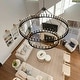 preview thumbnail 10 of 22, Extra Large Wagon Wheel Chandelier High Ceiling Farmhouse Chandeliers