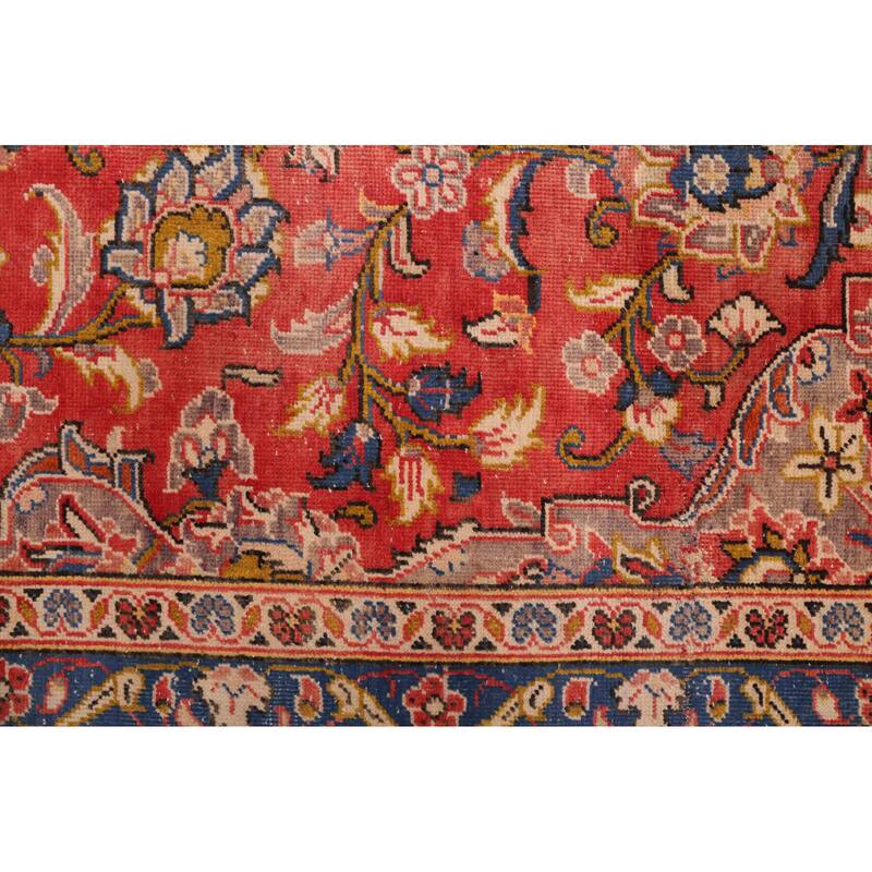 ECARPETGALLERY Hand-knotted Antalya Vintage Red Wool Rug - 9'3 x 13'0