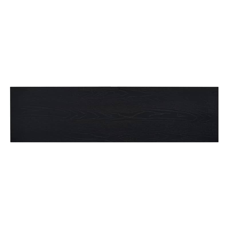 Retro Sideboard Doors with Circular Groove Design Round Metal Door Handle - 60"L x 16"W x 32"H